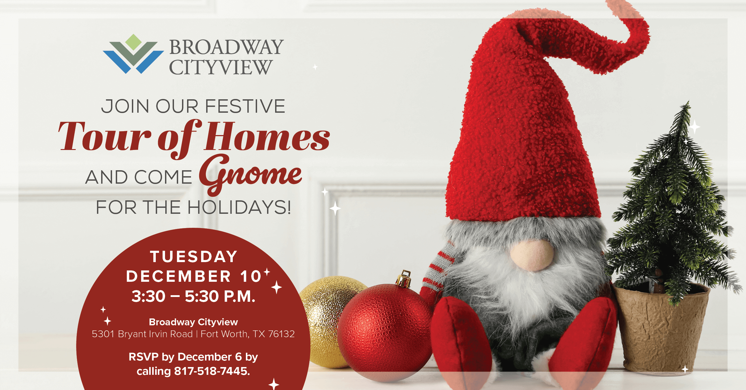 Holiday gnome event