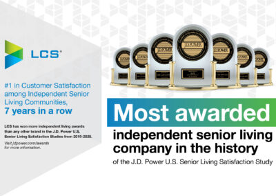 Broadway Cityview’s Management Company stays on top as J.D. Power’s most-awarded senior living provider in the annual Senior Living Satisfaction Study.